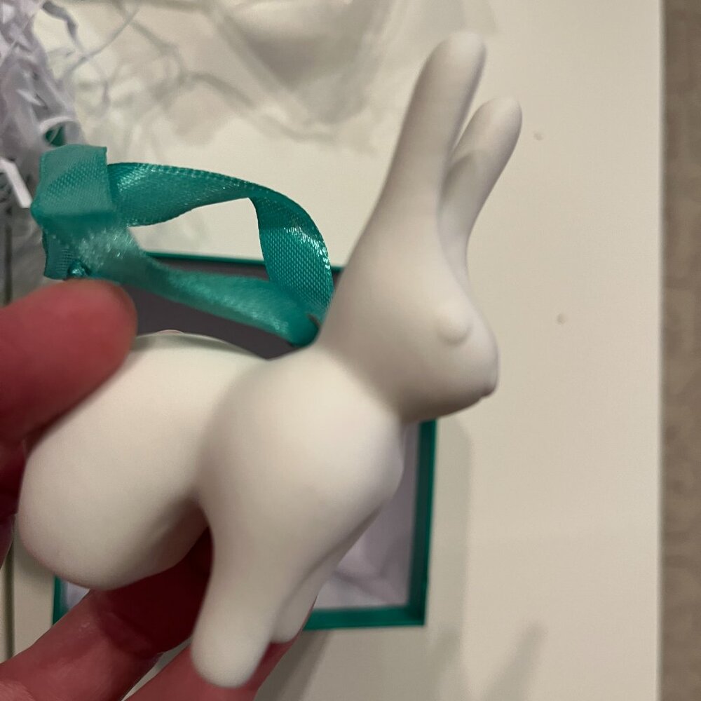 Jonathan Adler Menagerie Rabbit Ornament Porcelain Christmas ornament